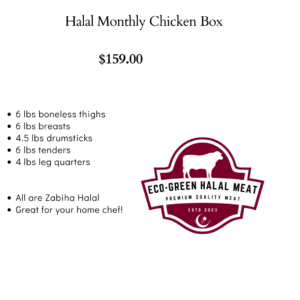 Halal Monthly Chicken Box